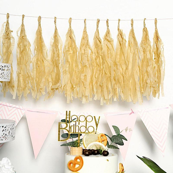 72" Tissue Paper Garland Wedding Party Window Hanging Decoration