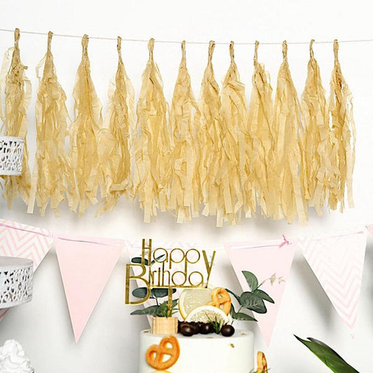 72" Tissue Paper Garland Wedding Party Window Hanging Decoration