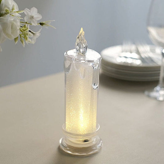 3 Warm White 7 in Battery Operated Pillar LED Candles