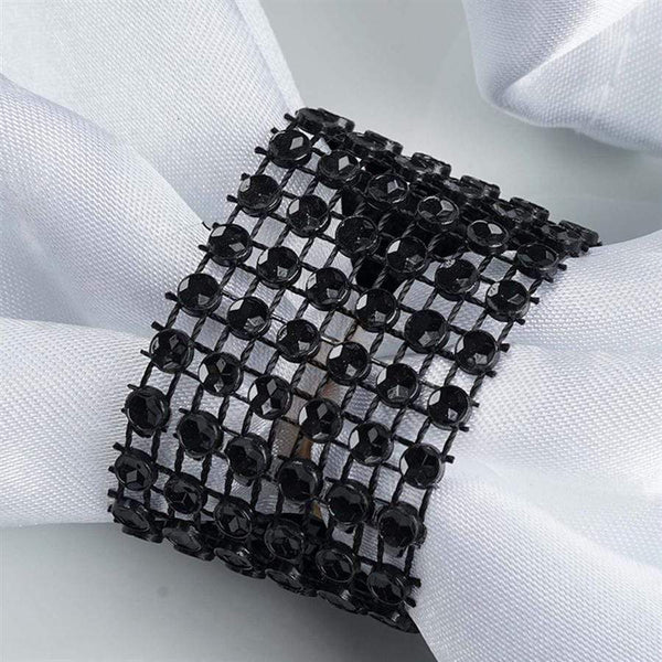 10 Diamond Napkin Rings Dinner Party Wedding Decorations