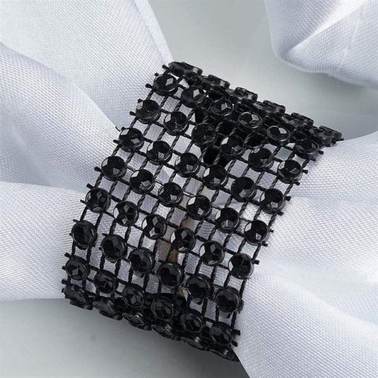 10 Diamond Napkin Rings Dinner Party Wedding Decorations