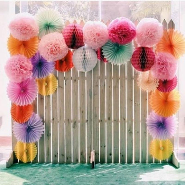 6 pcs 8 inch Paper Pom-Poms