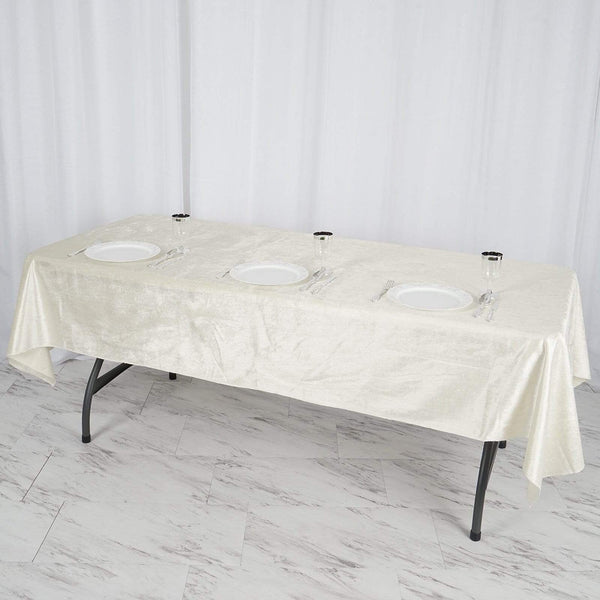 60x102 in Rectangular Premium Velvet Tablecloth