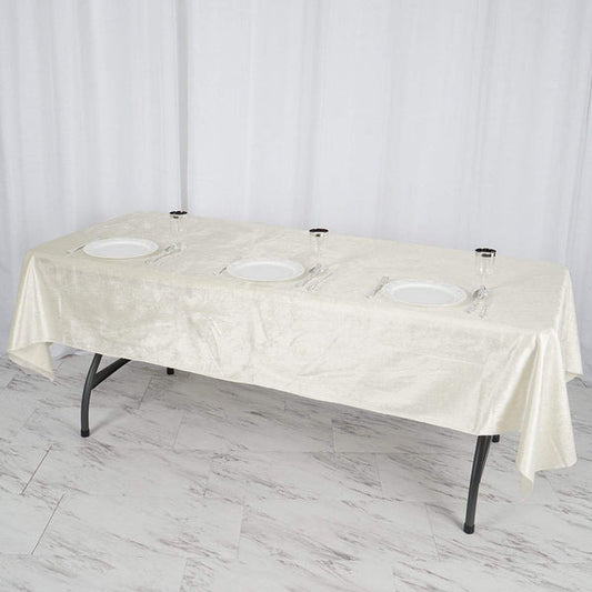 60x102 in Rectangular Premium Velvet Tablecloth