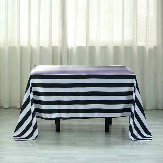 60x102 in Satin Stripes Rectangle Tablecloth