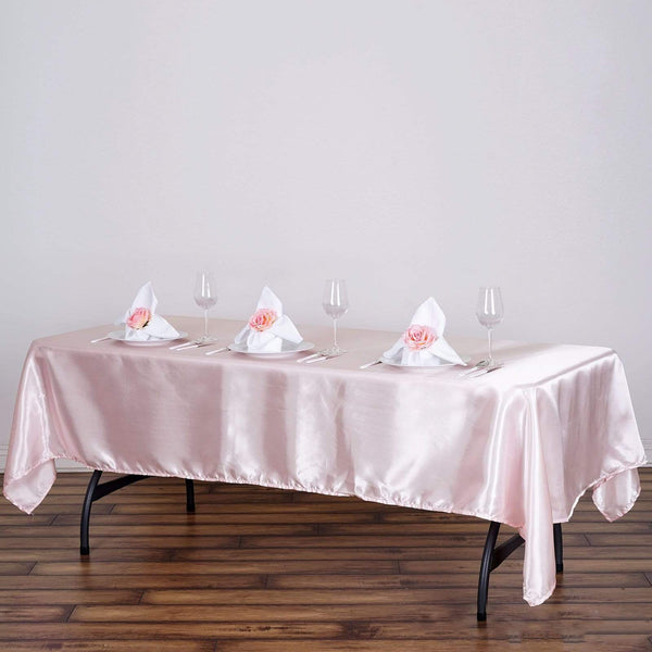 60x102" Satin Rectangle Tablecloth