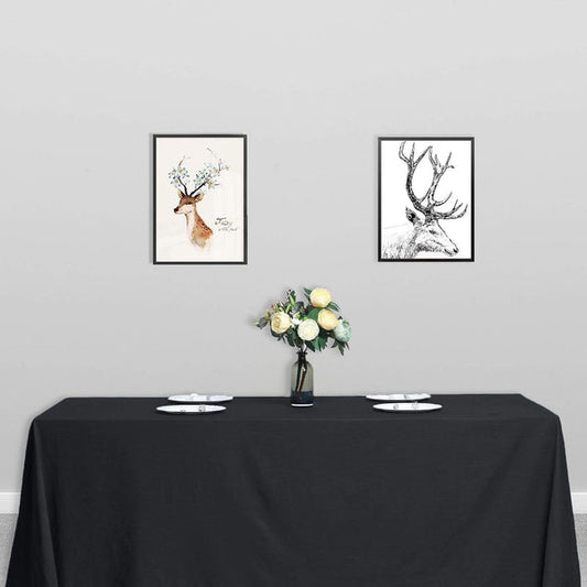 90 x 132 inch Premium Polyester Rectangular Tablecloth