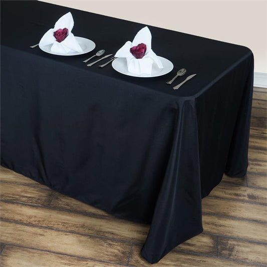 90 x 156 inch Rounded Corners Tablecloth