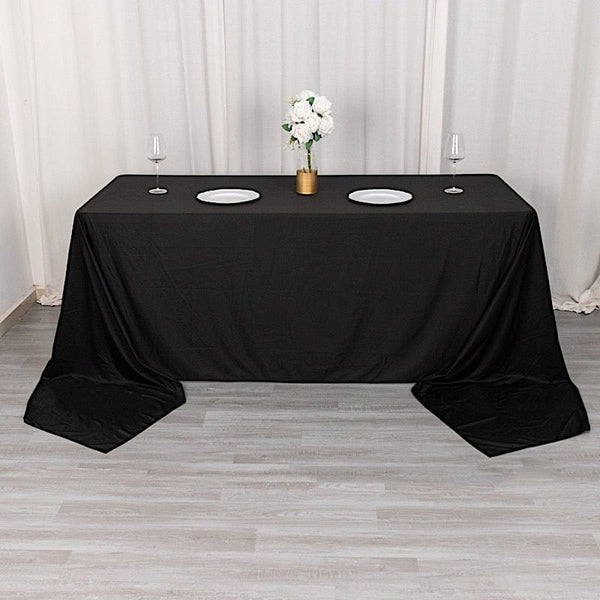 90x156 in Premium Scuba Polyester Rectangle Tablecloth