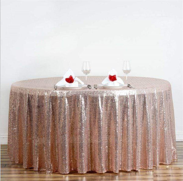 108" Sequin Round Tablecloth