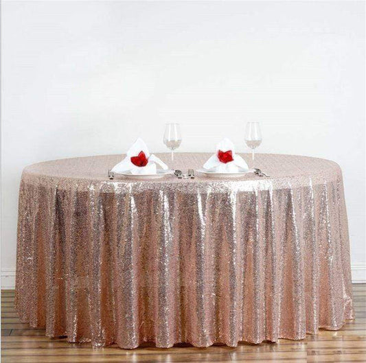 108" Sequin Round Tablecloth