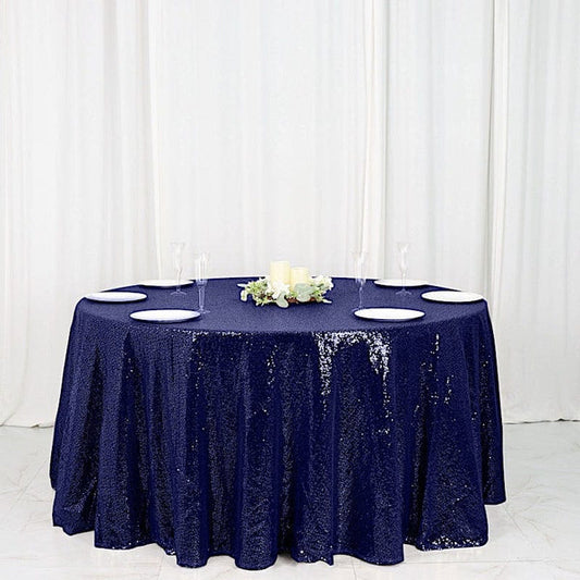 120" Sequin Round Tablecloth