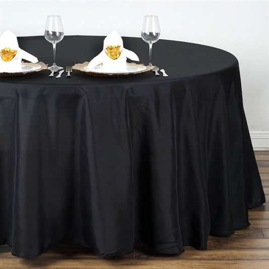 132 in Polyester Round Tablecloth Party Supplies Wedding Linens