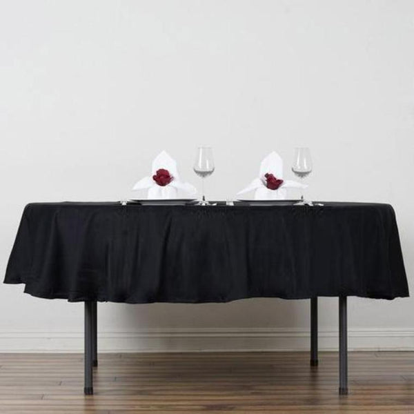70" Cotton High-Quality Round Tablecloth