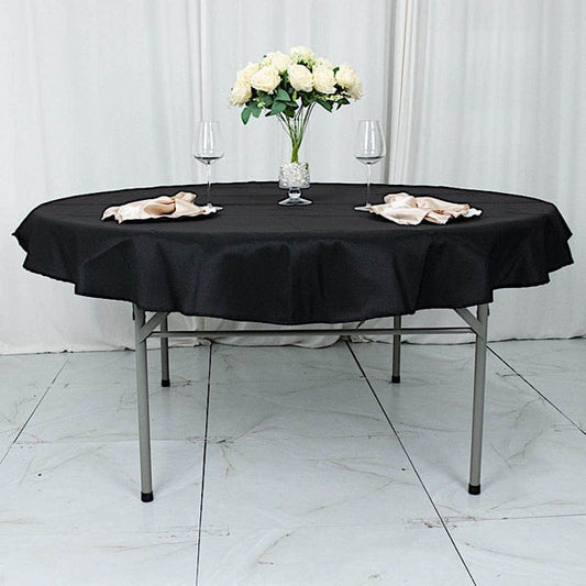 70 in Round Tablecloth Premium Polyester Table Cover Wedding Linens