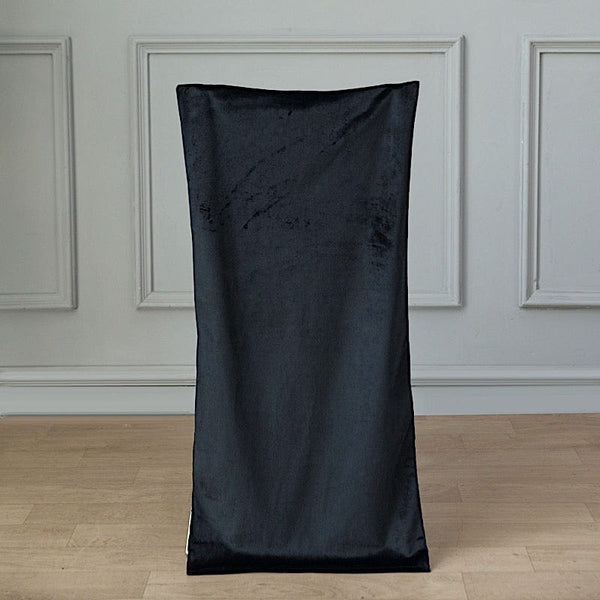 Soft Velvet Chiavari Dining Chair Back Slipcover