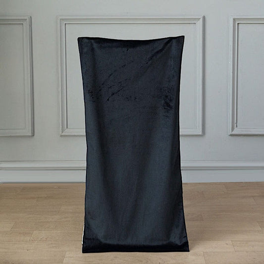 Soft Velvet Chiavari Dining Chair Back Slipcover