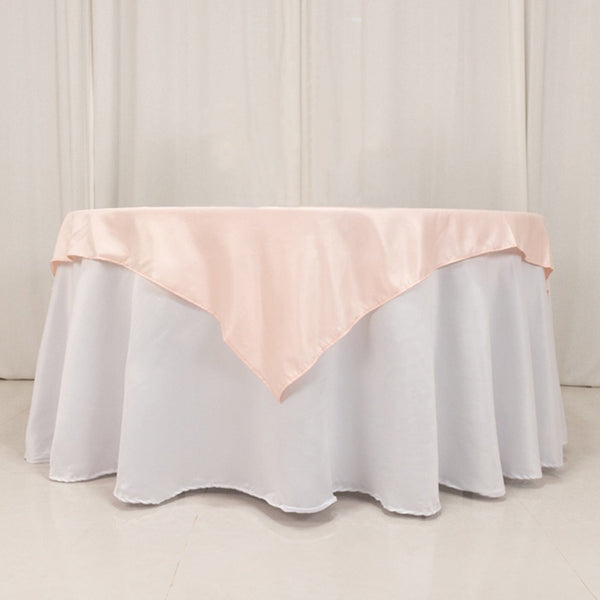 54" x 54" Lamour Satin Square Tablecloth