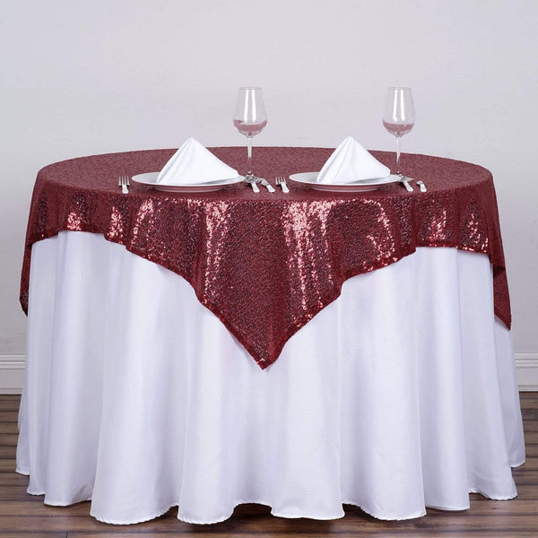 54" x 54" Sequin Square Tablecloth