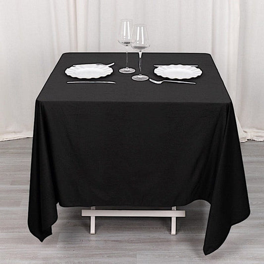 70x70 in Premium Scuba Polyester Square Tablecloth Party Linens