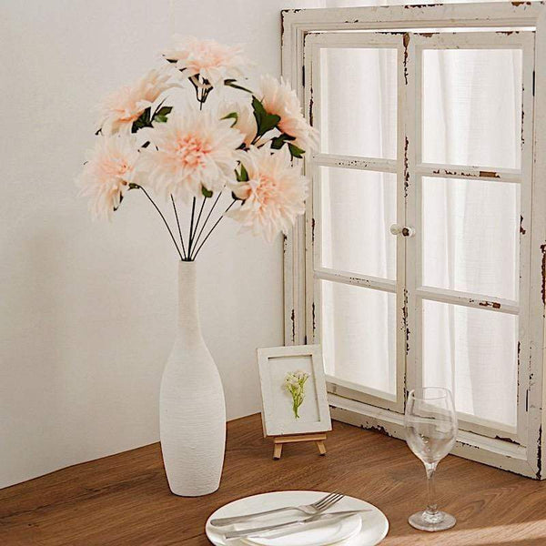 2 20 in tall Silk Dahlia Bushes Artificial Flowers