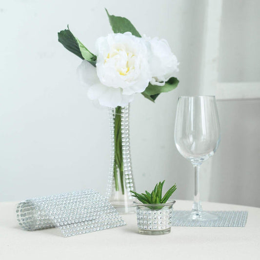21" x 11" Adhesive Diamond Beaded Crafts Sheet
