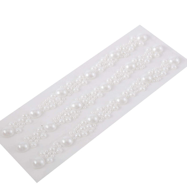 3 strips 5" long Rhinestone Self-Adhesive Stickers Gems