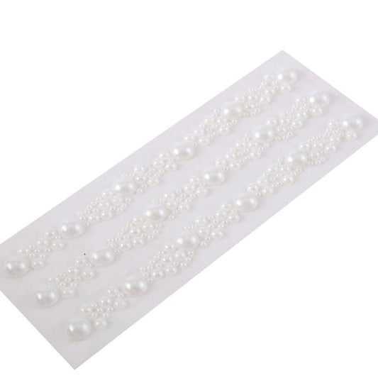 3 strips 5" long Rhinestone Self-Adhesive Stickers Gems