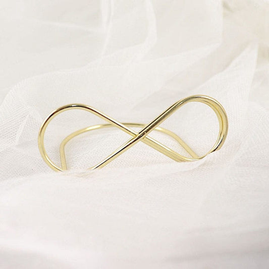 10 Gold 3 in Metal Table Number Sign Holders Infinity Place Card Stands