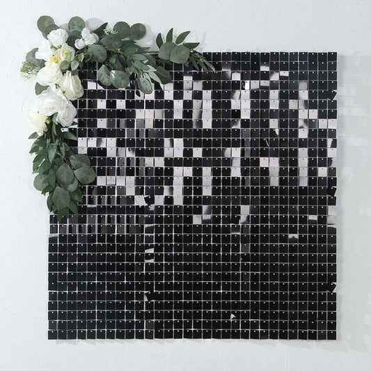 24 Square Sequin Shimmer Wall Party Photo Backdrop Panels