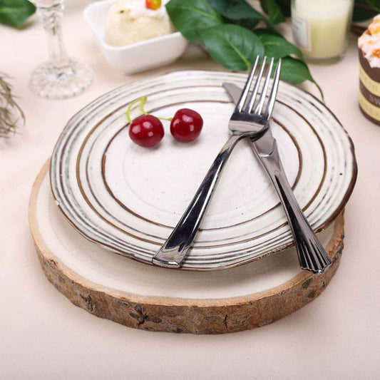 Natural Round Poplar Wooden Slices Party Tabletop