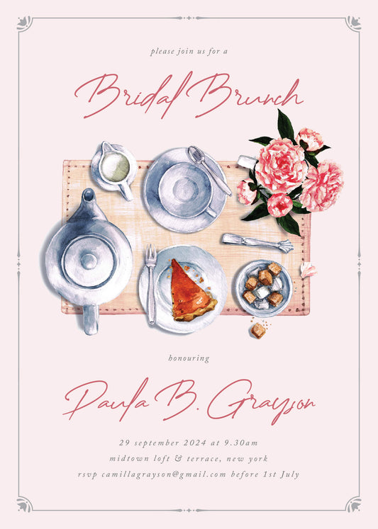 Beauty BrunchBridal Shower Invitation by Yunita Y.