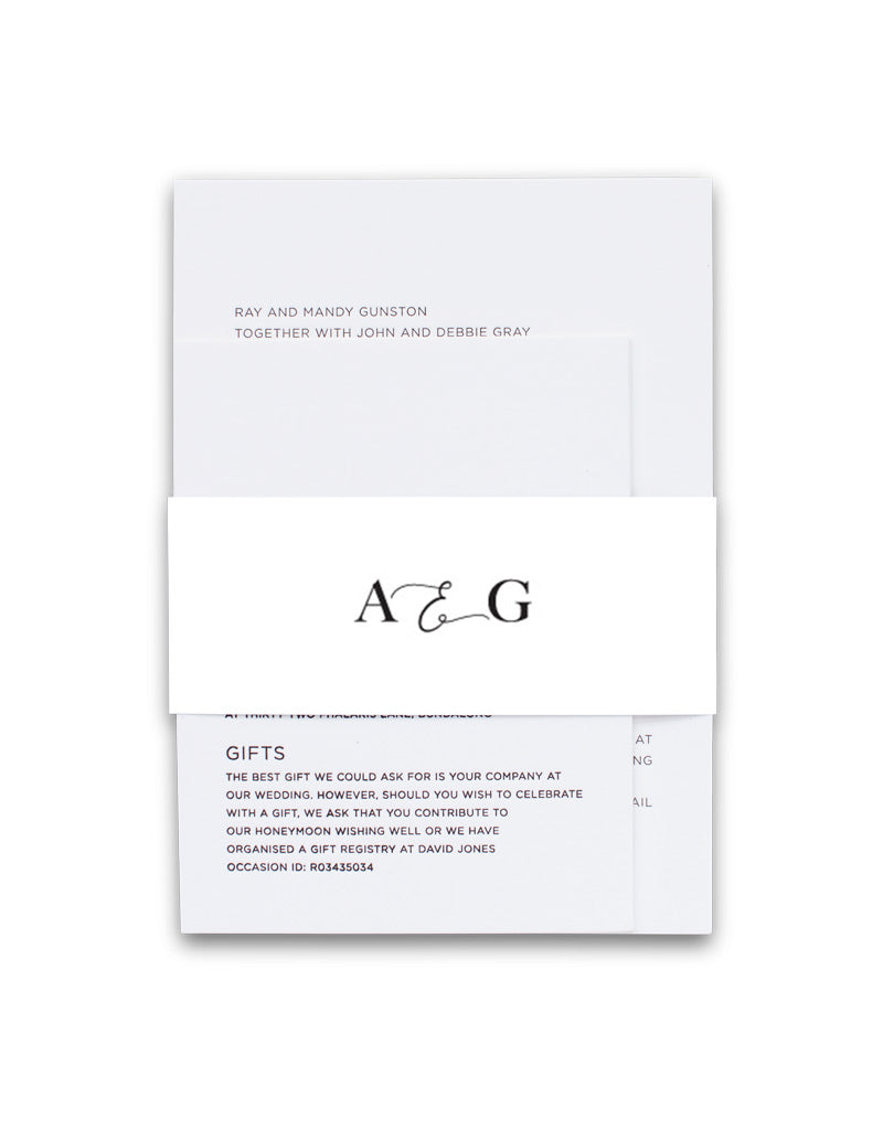 Sarulean Invitation Belly Band by Sarah M.