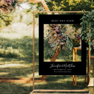 Best Day Ever Wedding Photo Prop Frame Foam Board