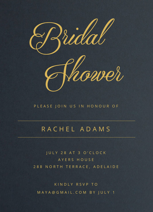ConstellationBridal Shower Invitation by Inggrid H.