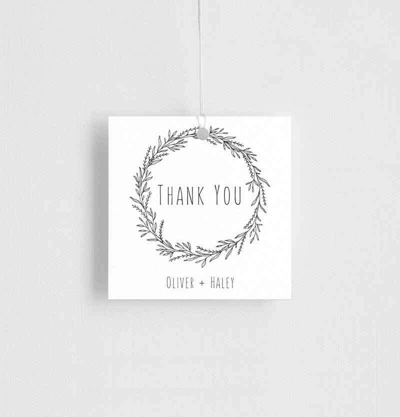 Blank Space Favor Tag by Abigail P.