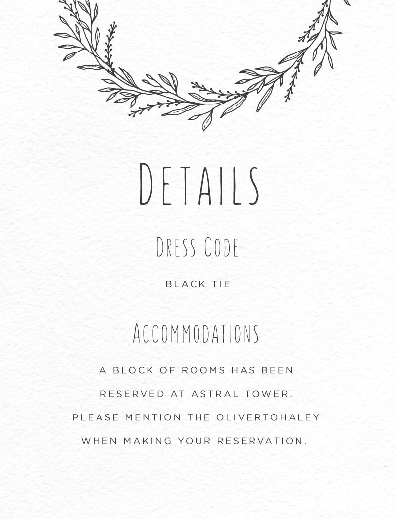 Blank Space Information Card by Abigail P.