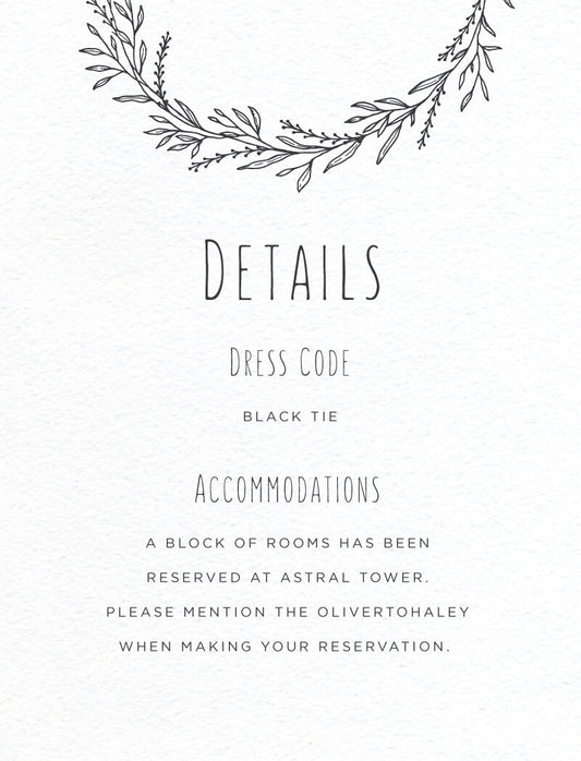 Blank Space Information Card by Abigail P.