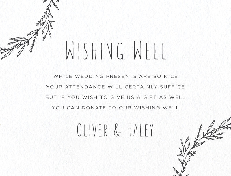 Blank Space Wishing Well by Abigail P.