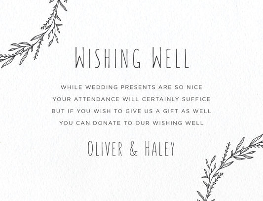 Blank Space Wishing Well by Abigail P.