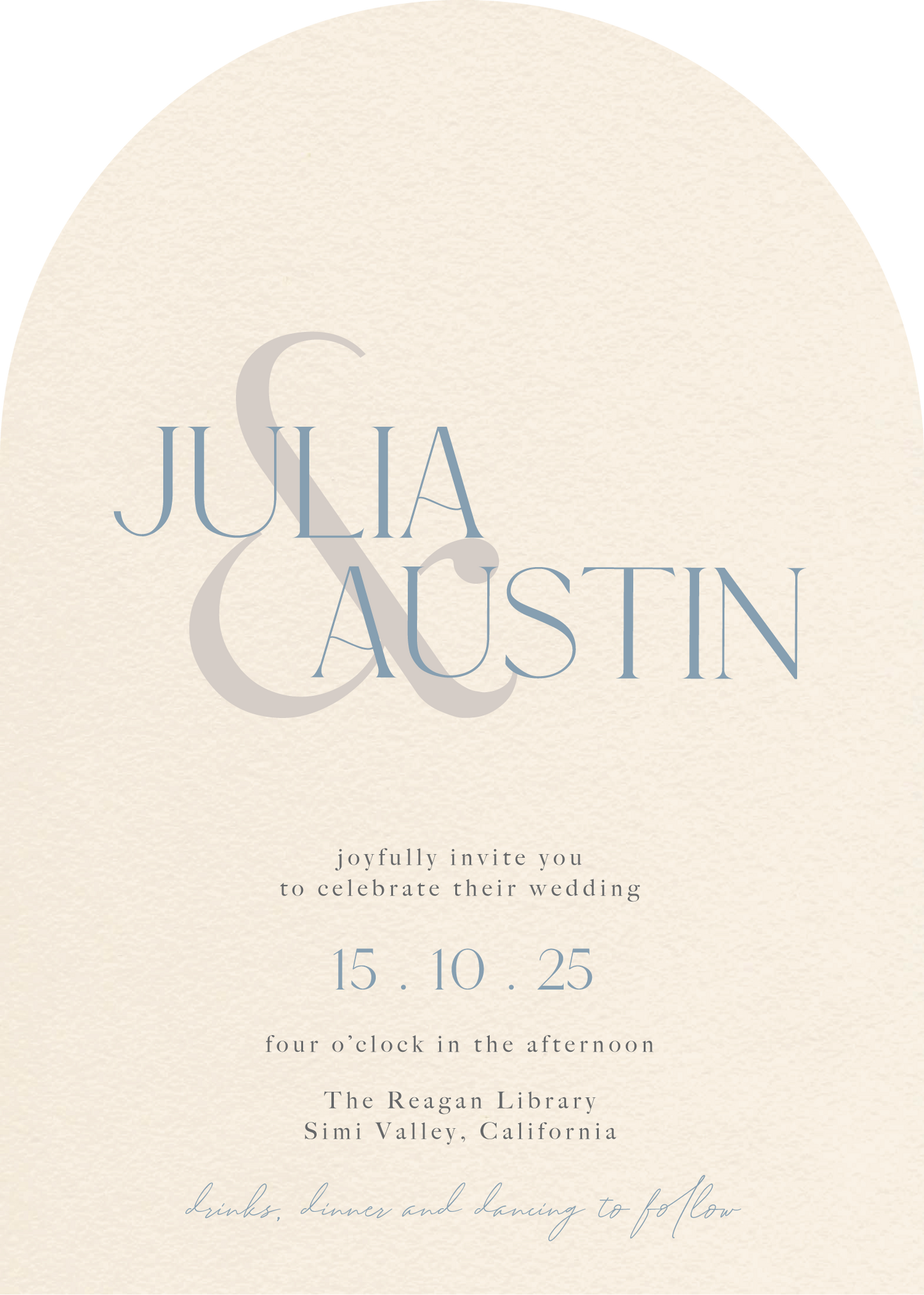 Blue Blossom Wedding Invitations by Erningdyah R.