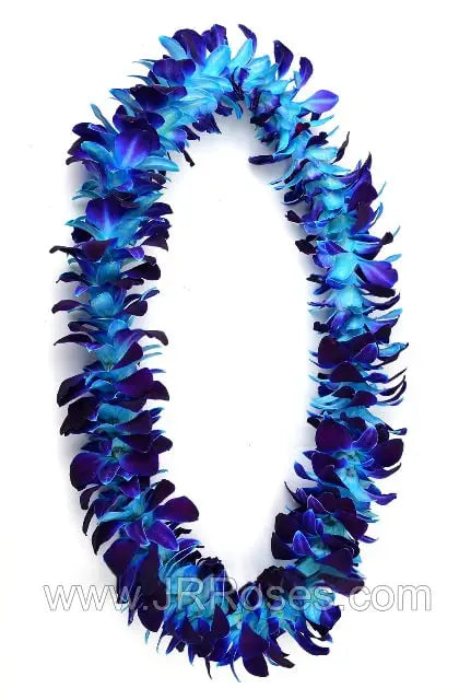 Blue Orchid Leis 10 Necklaces