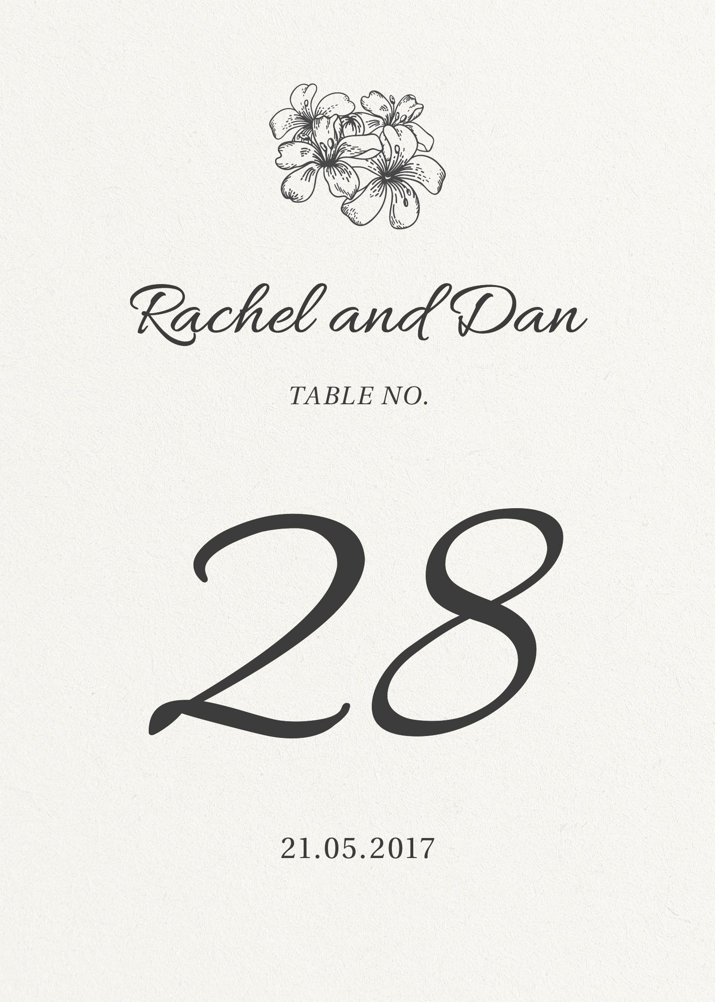 BluemchenTable Number by Stefan A.