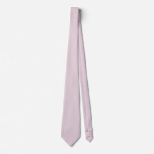 Blush Pink Groom and Groomsmen Initials Wedding Neck Tie
