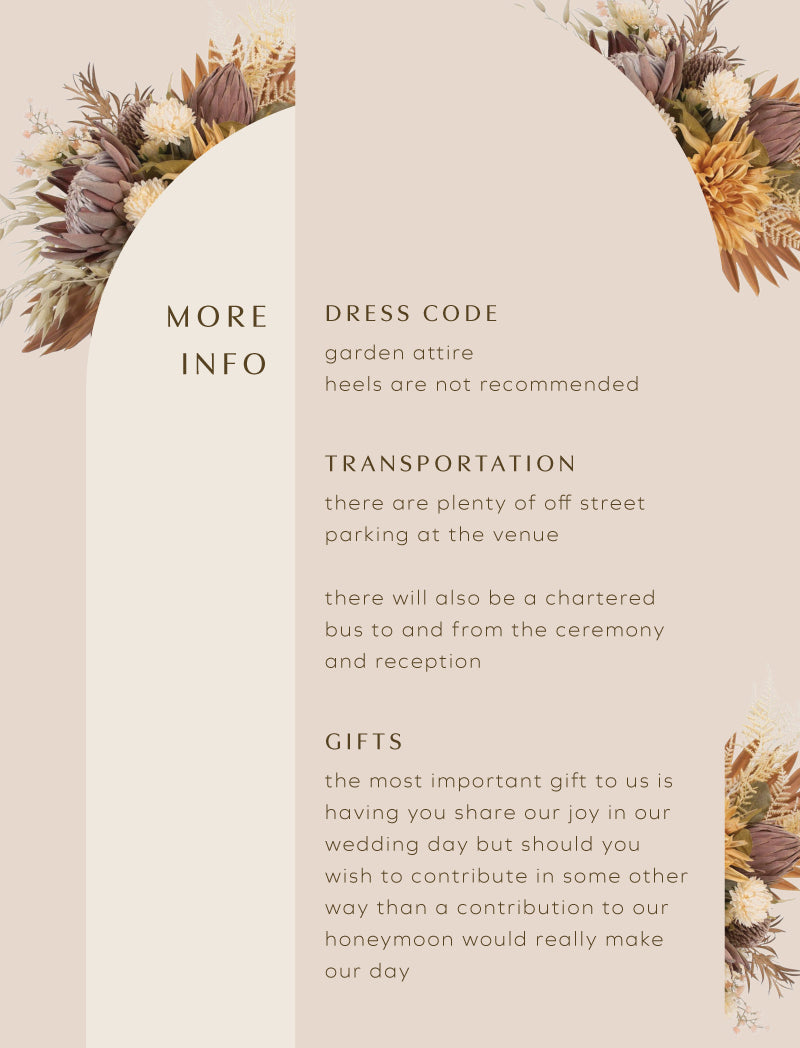 Bohemian Arch Information Card by Putri N.