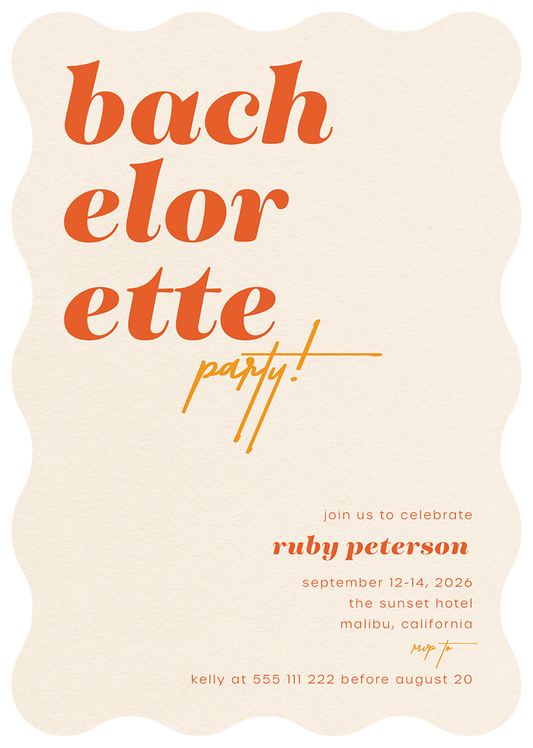 Bold BrideBridal Shower Invitation by Putri N.