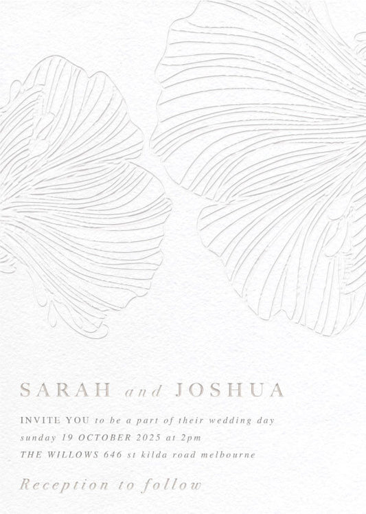 Botanic Press Wedding Invitations by Shab M.