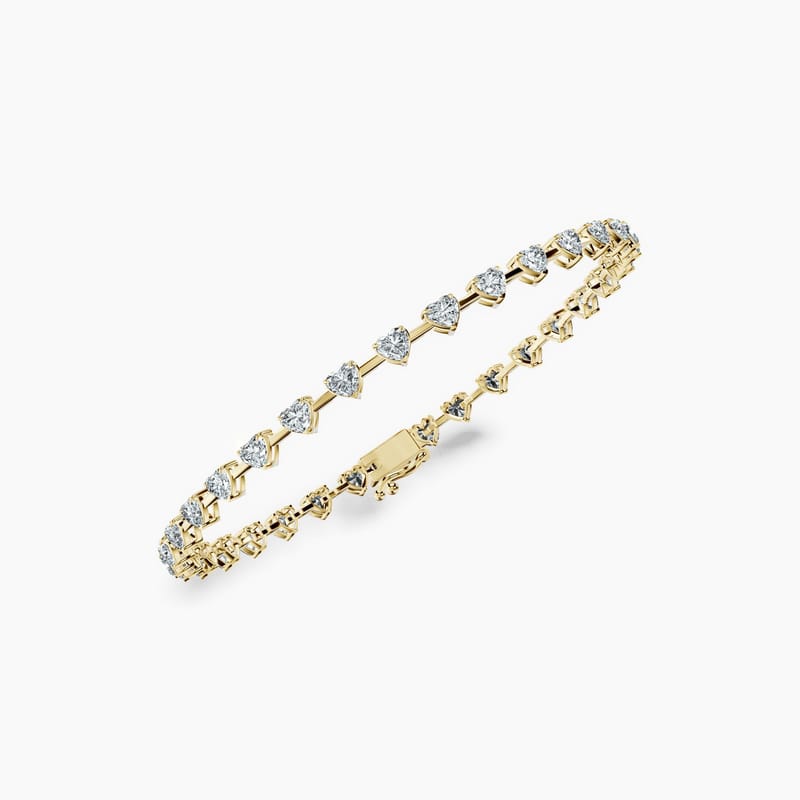 Heart Link Tennis Bracelet