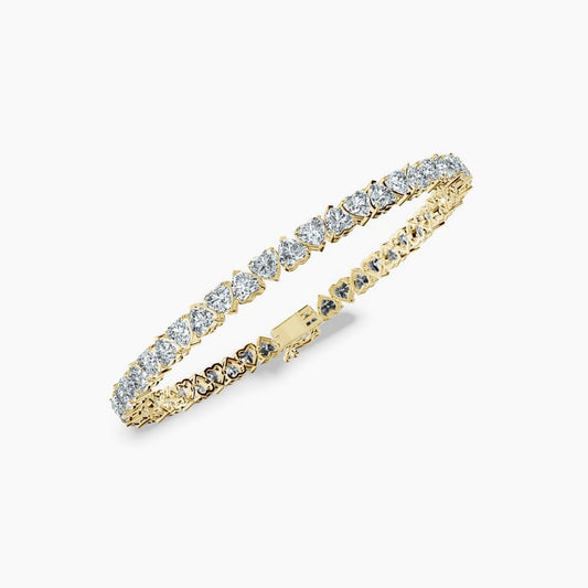 Heartline Tennis Bracelet