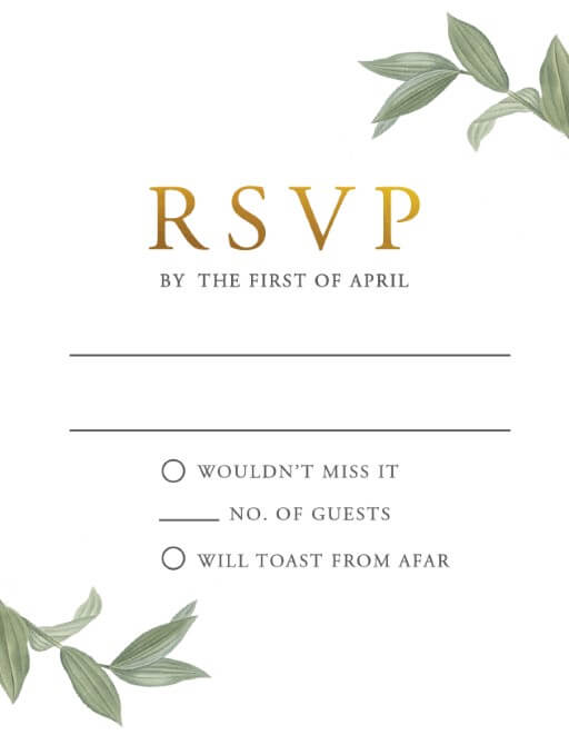 Branch RSVP Cards by Kaydi B.